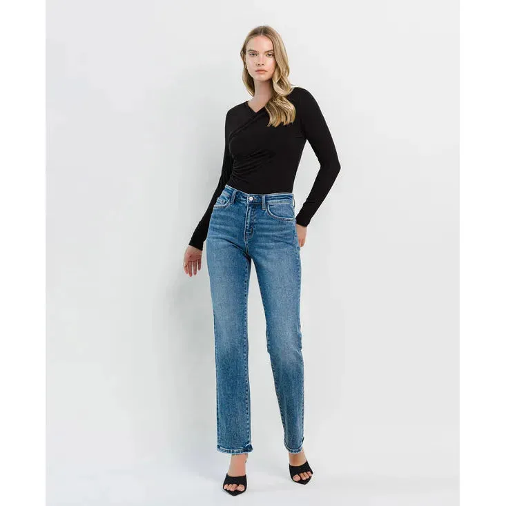 Flying Monkey Illuminate High Rise Straight Jeans