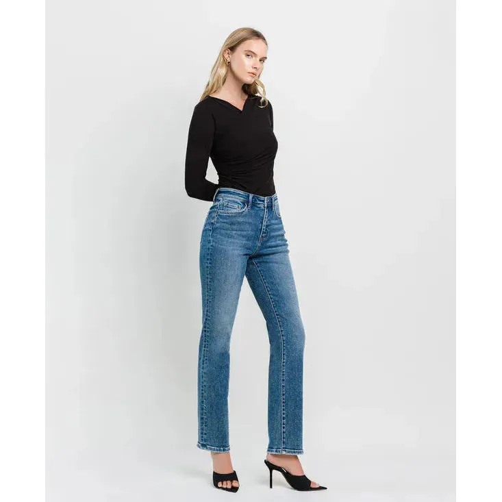 Flying Monkey Illuminate High Rise Straight Jeans