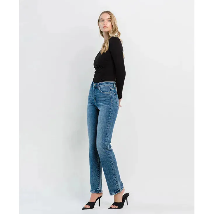 Flying Monkey Illuminate High Rise Straight Jeans