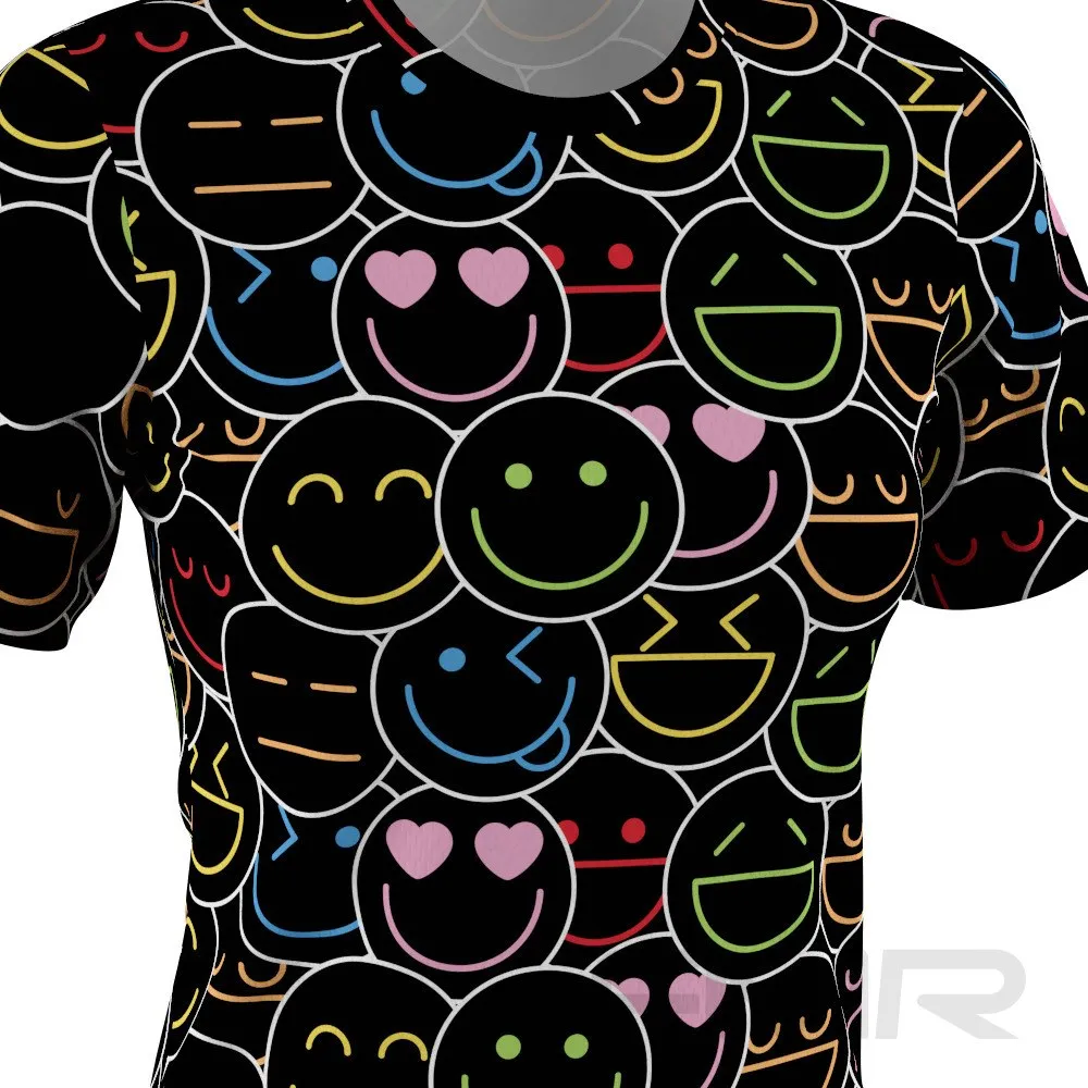 FMR Emoji Print Women's Short Sleeve T-Shirt