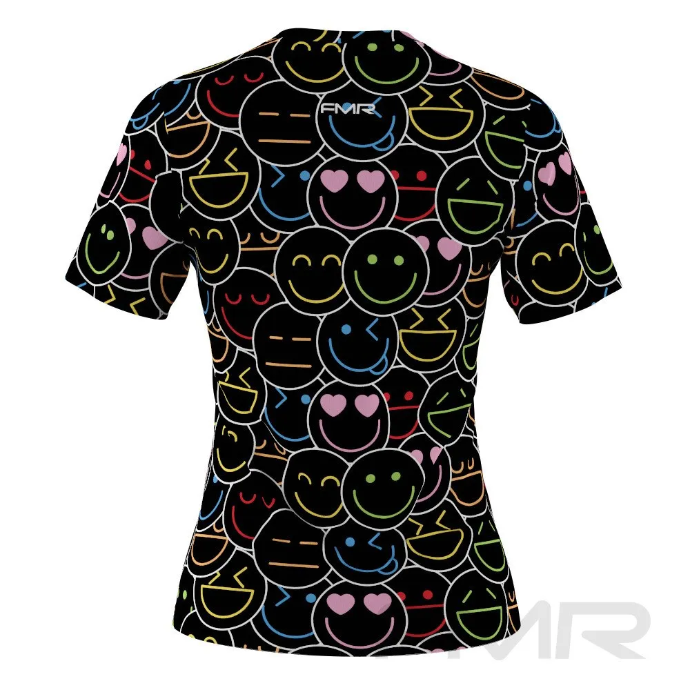 FMR Emoji Print Women's Short Sleeve T-Shirt