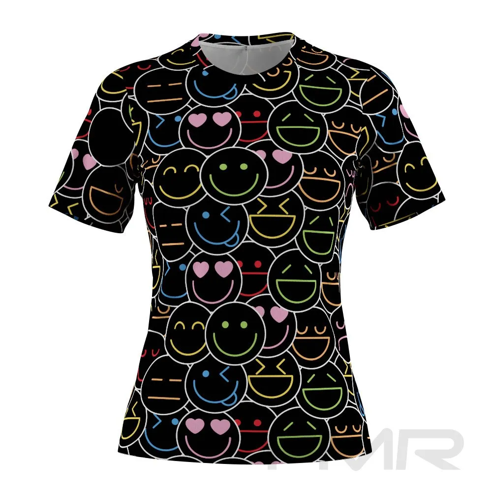 FMR Emoji Print Women's Short Sleeve T-Shirt