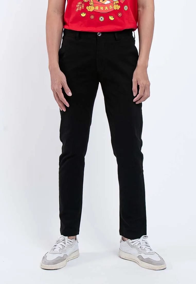 Forest Stretchable Slim Fit Cotton Pants Trousers Men Chinos Pant | Seluar Lelaki - 610196