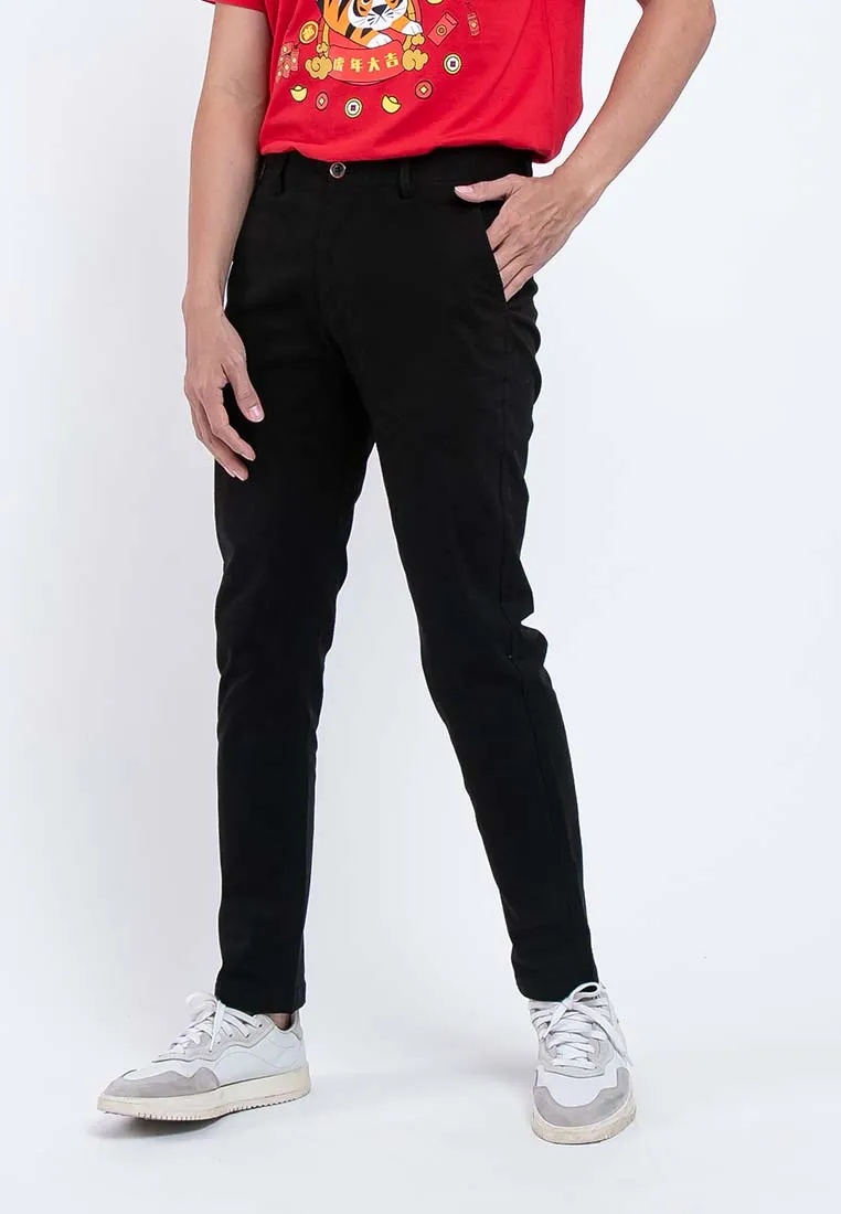Forest Stretchable Slim Fit Cotton Pants Trousers Men Chinos Pant | Seluar Lelaki - 610196