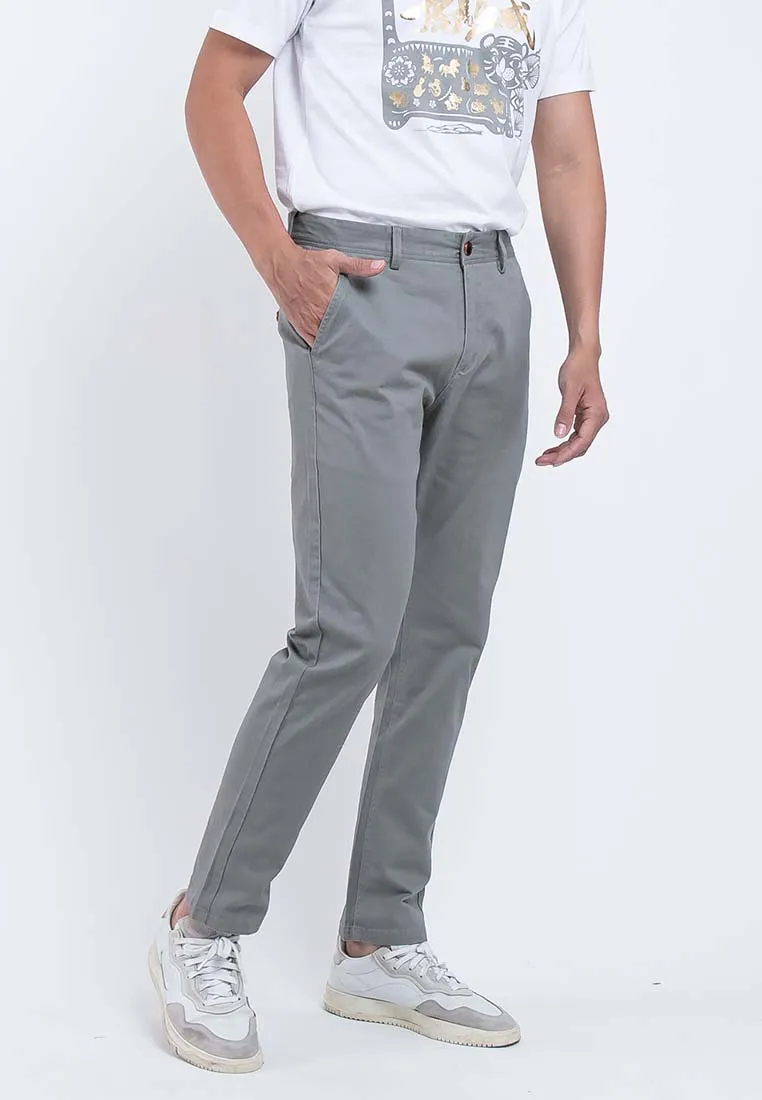 Forest Stretchable Slim Fit Cotton Pants Trousers Men Chinos Pant | Seluar Lelaki - 610196