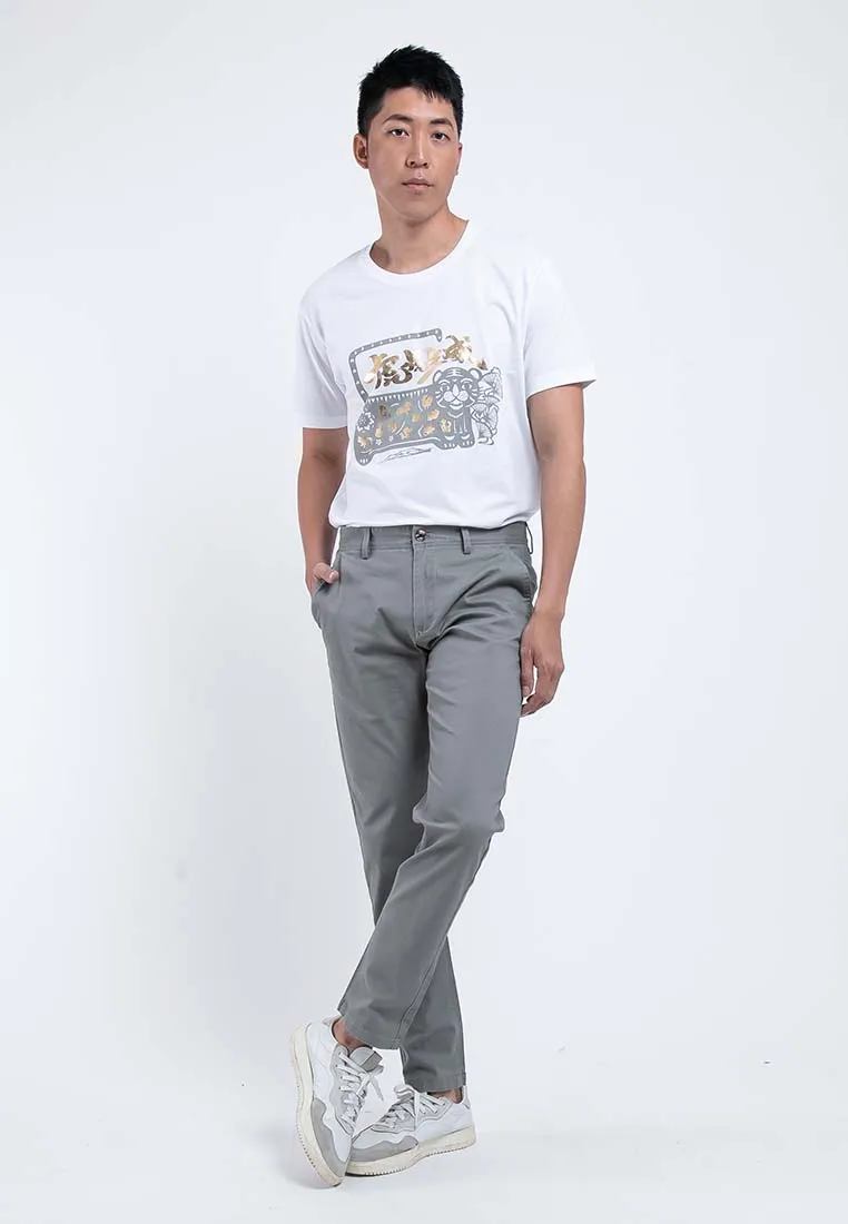 Forest Stretchable Slim Fit Cotton Pants Trousers Men Chinos Pant | Seluar Lelaki - 610196