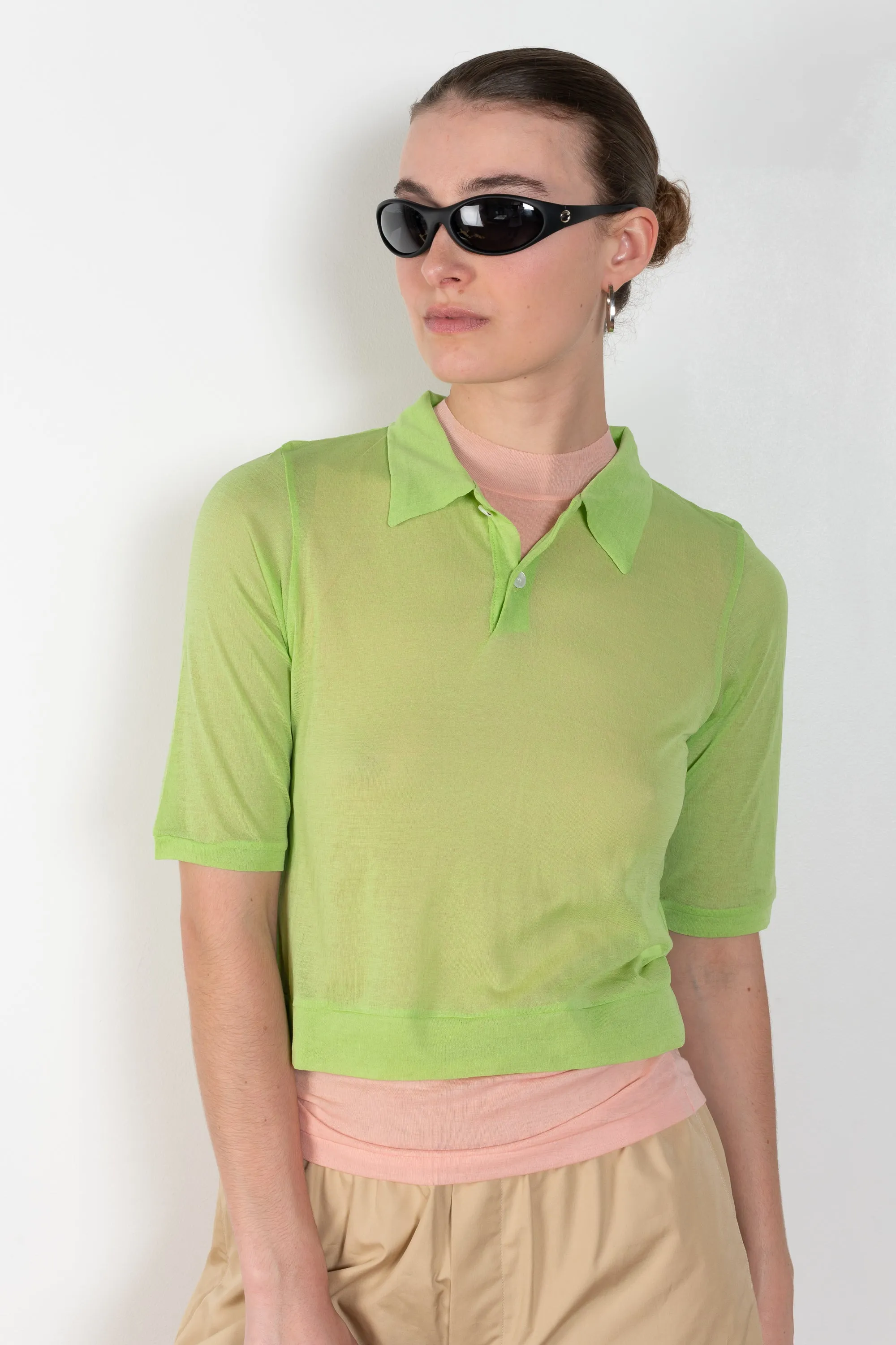 Gauze Polo