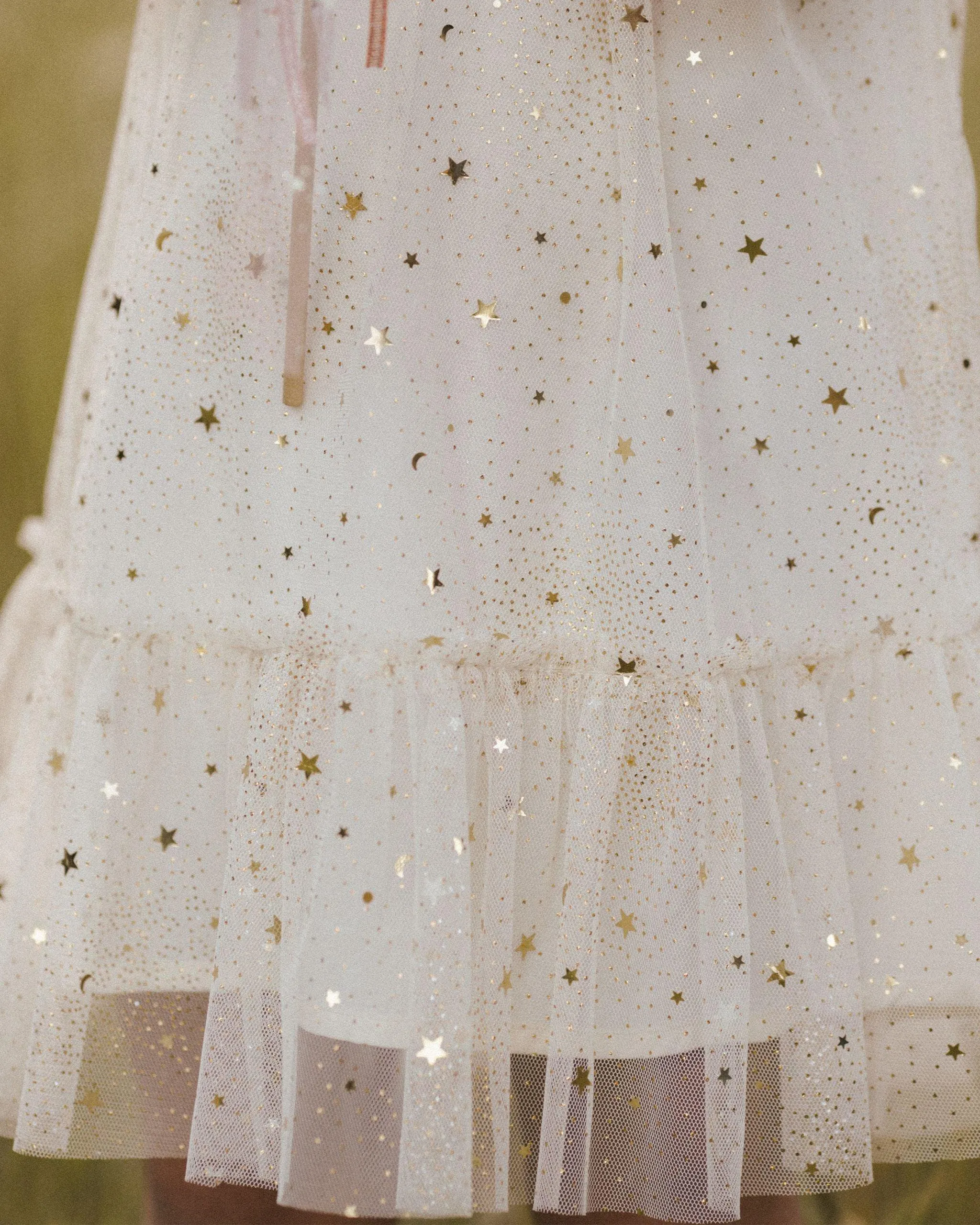 Girls Dresses | Edie Dress- Champagne Stars | Noralee