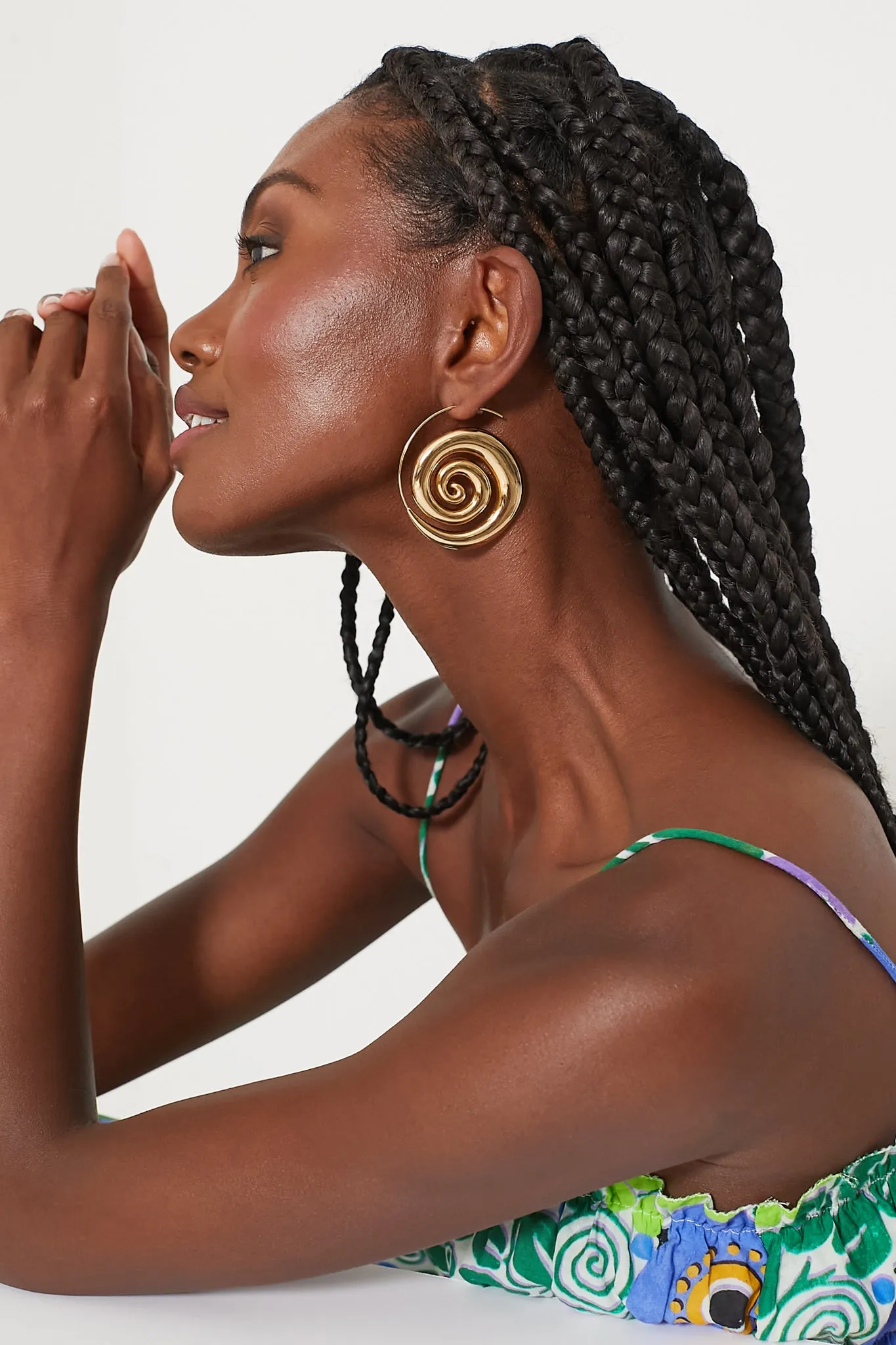 Gold Cassia Earring