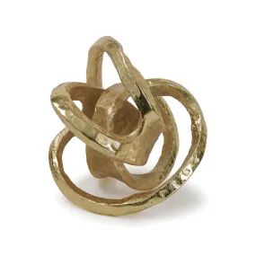 Gold Metal Knot (SKU:15AC02W) 75% OFF SALE
