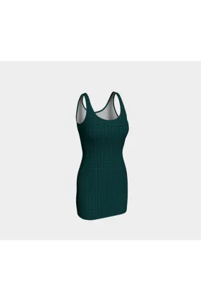 Green Tattersall Bodycon Dress