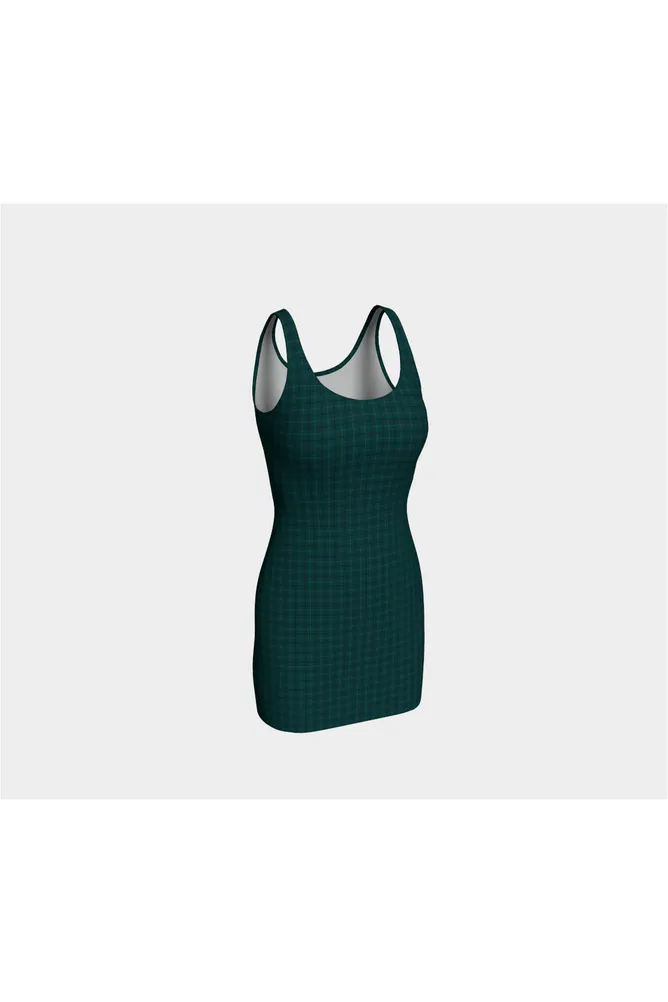 Green Tattersall Bodycon Dress