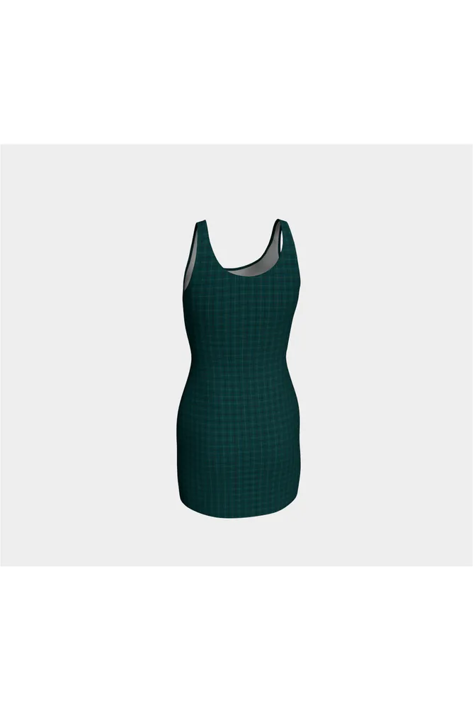 Green Tattersall Bodycon Dress