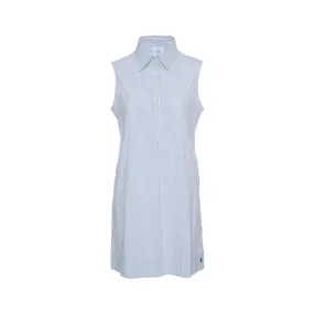 Gustavia Sleeveless Shirt Dress in Performance Stretch
