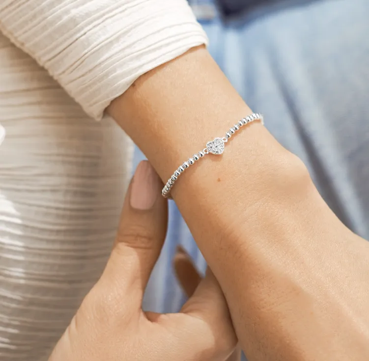Happy 21st Birthday Silver Bracelet