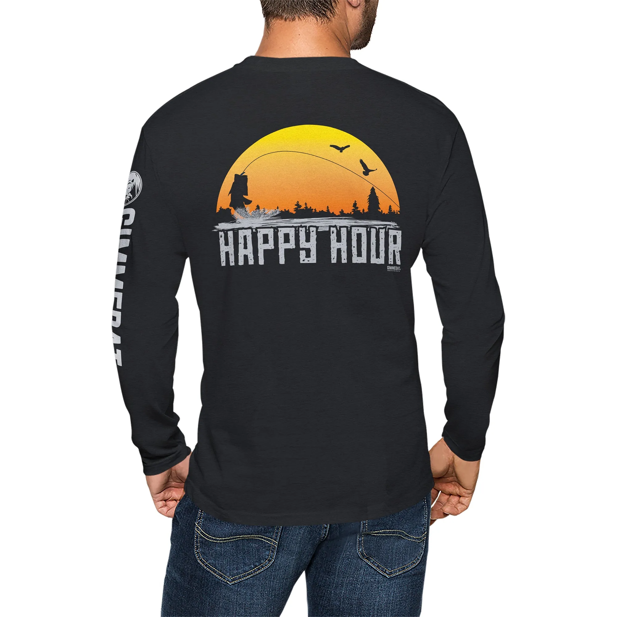 Happy Hour Bass Long Sleeve T-Shirt