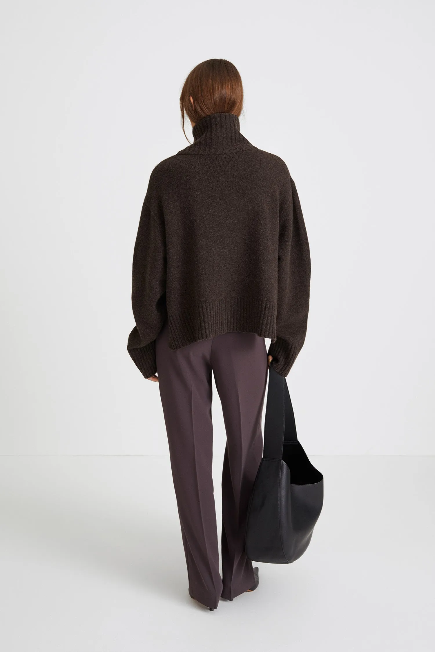HILARY SWEATER - COFFEE
