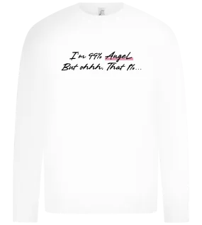 I am 99% Angel Design - Premium kids long sleeve t-shirt