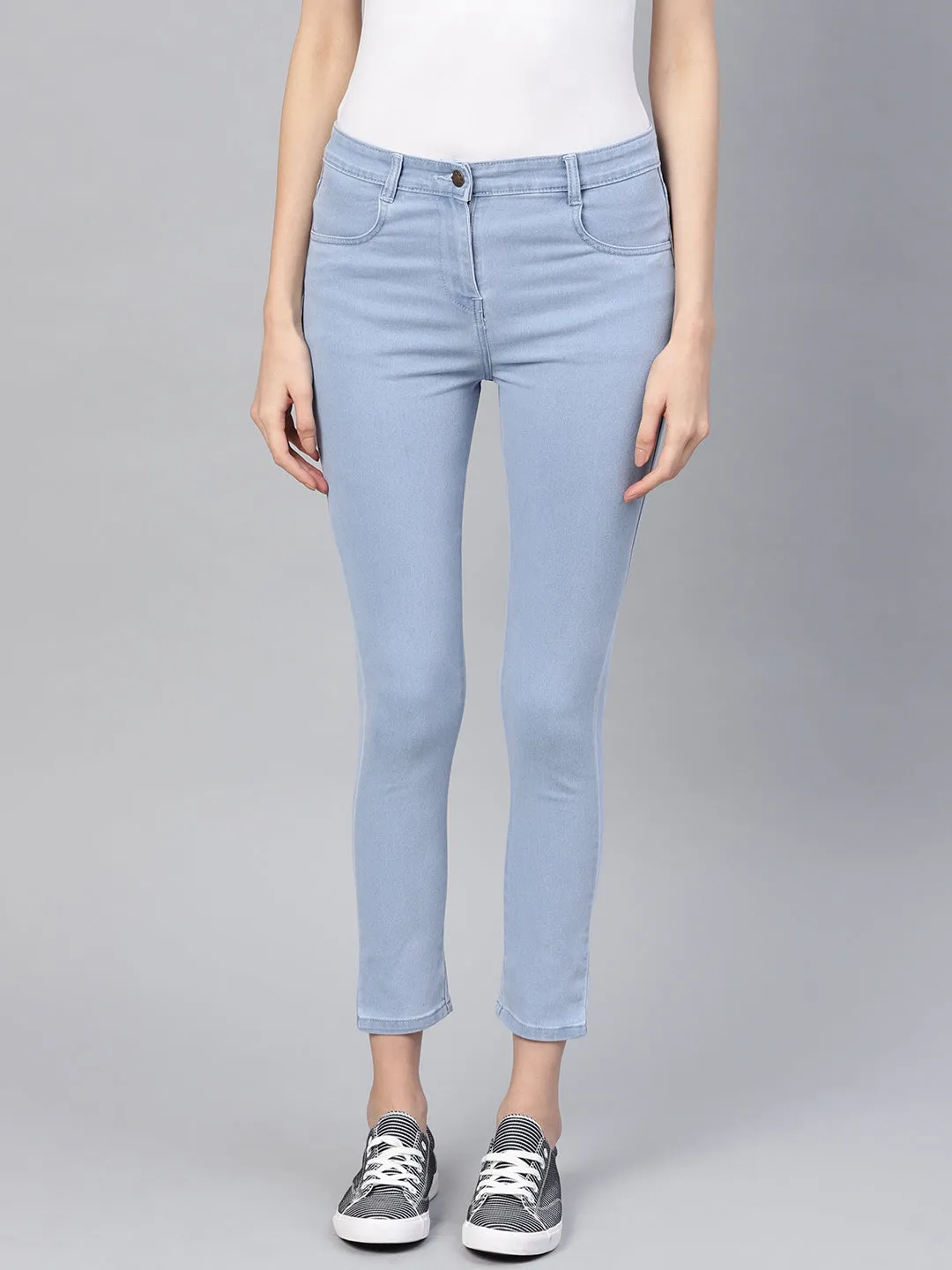 Ice Blue Cropped Jeans (Same As 0005)