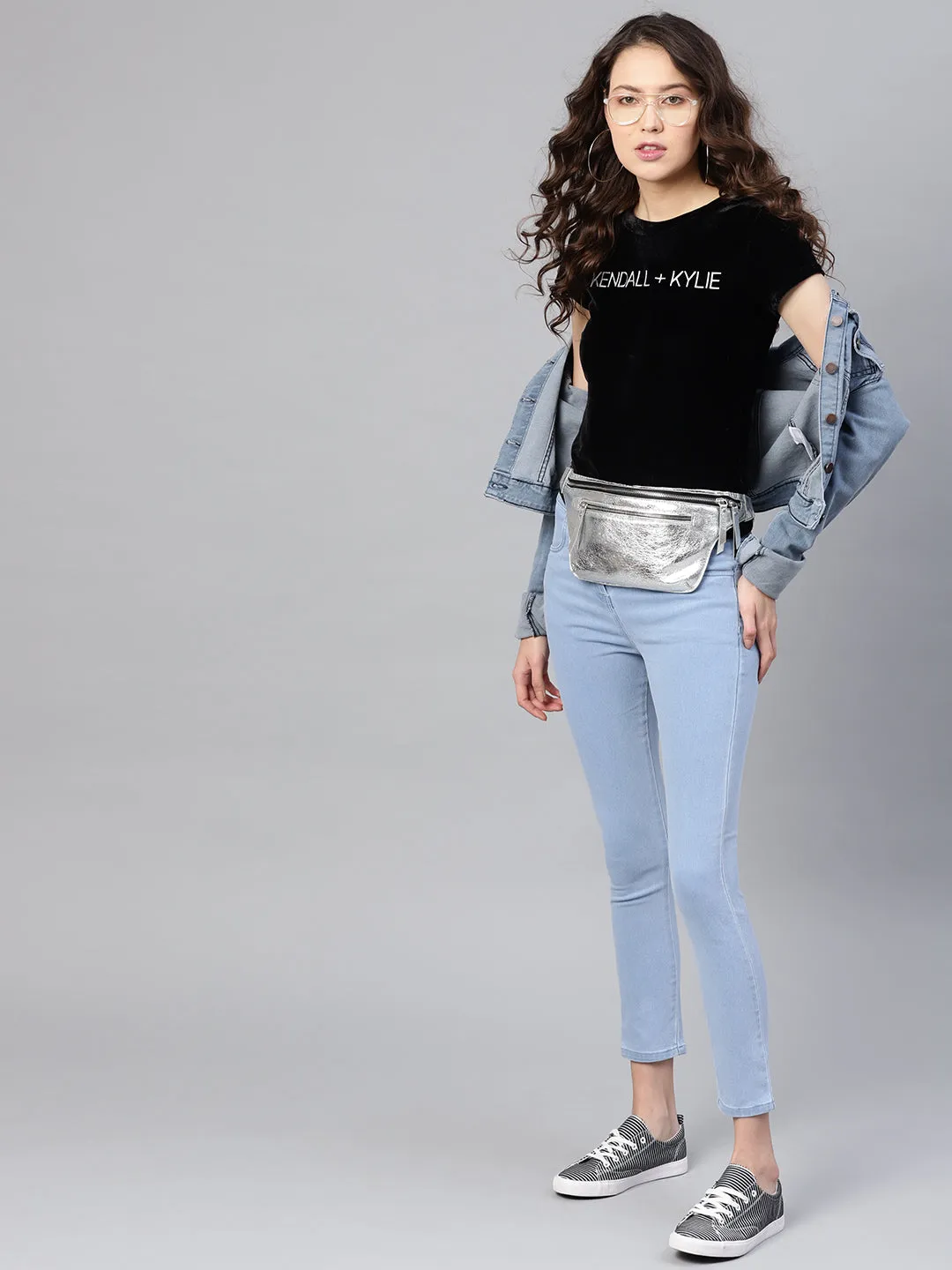 Ice Blue Cropped Jeans (Same As 0005)