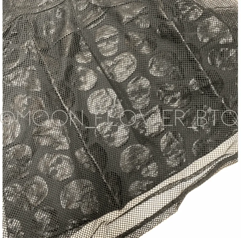 Iron Fist Skulls Club Black Mesh Skull Dress