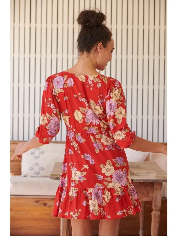 JAASE Aiko Print Faith Mini Dress