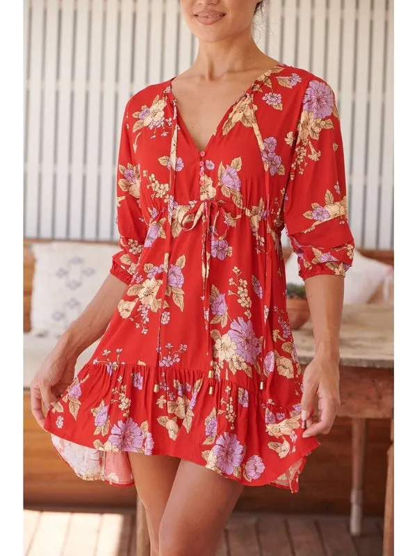 JAASE Aiko Print Faith Mini Dress