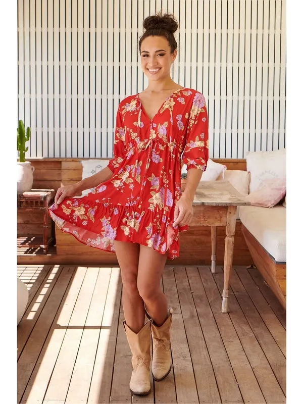 JAASE Aiko Print Faith Mini Dress