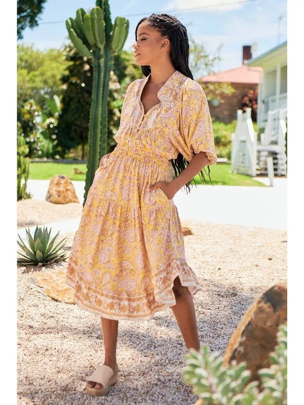 JAASE Elodie Print Jasmine Midi Dress