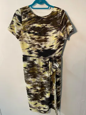 Jaeger Silk Dress Abstract Animal Print UK Size 10 BNWT RRP£220