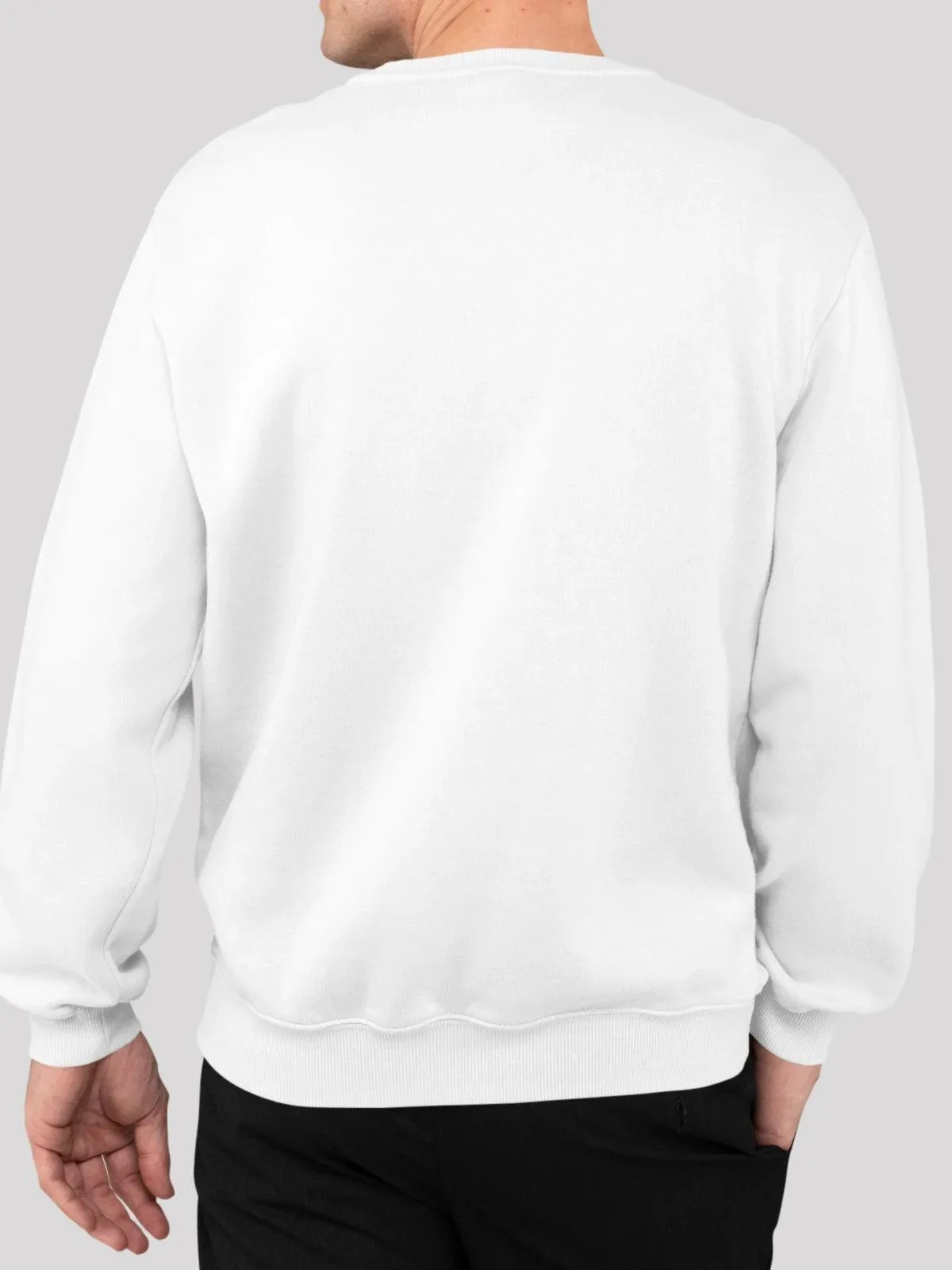 Joker v/s Batman White Unisex Sweatshirt