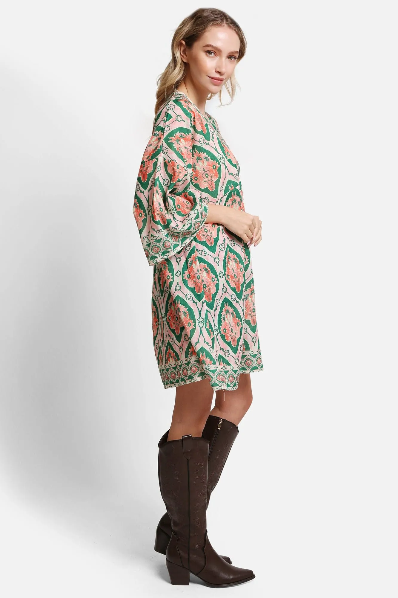 JP5107 Genesis Abstract Cover Up Dress