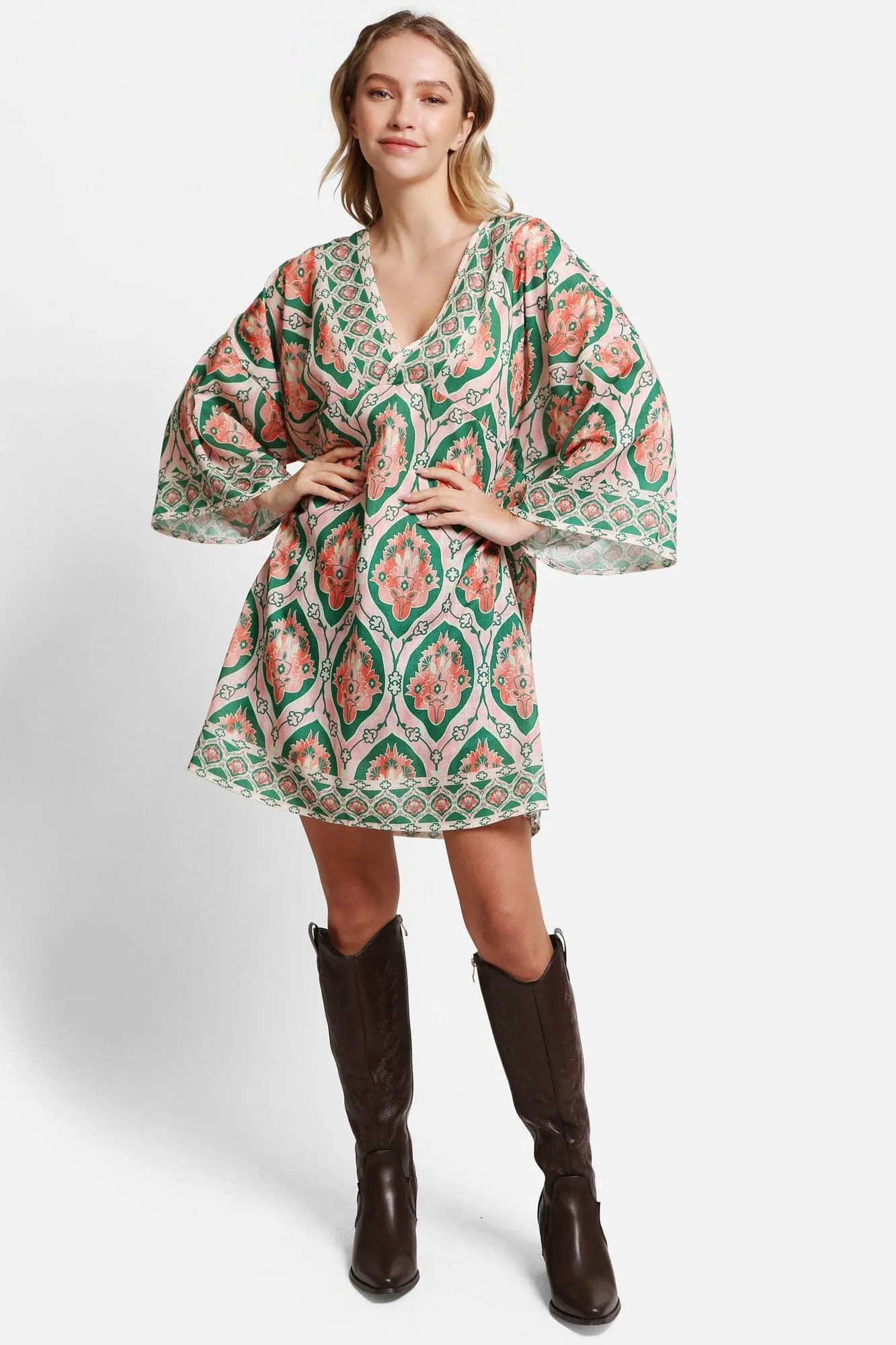 JP5107 Genesis Abstract Cover Up Dress