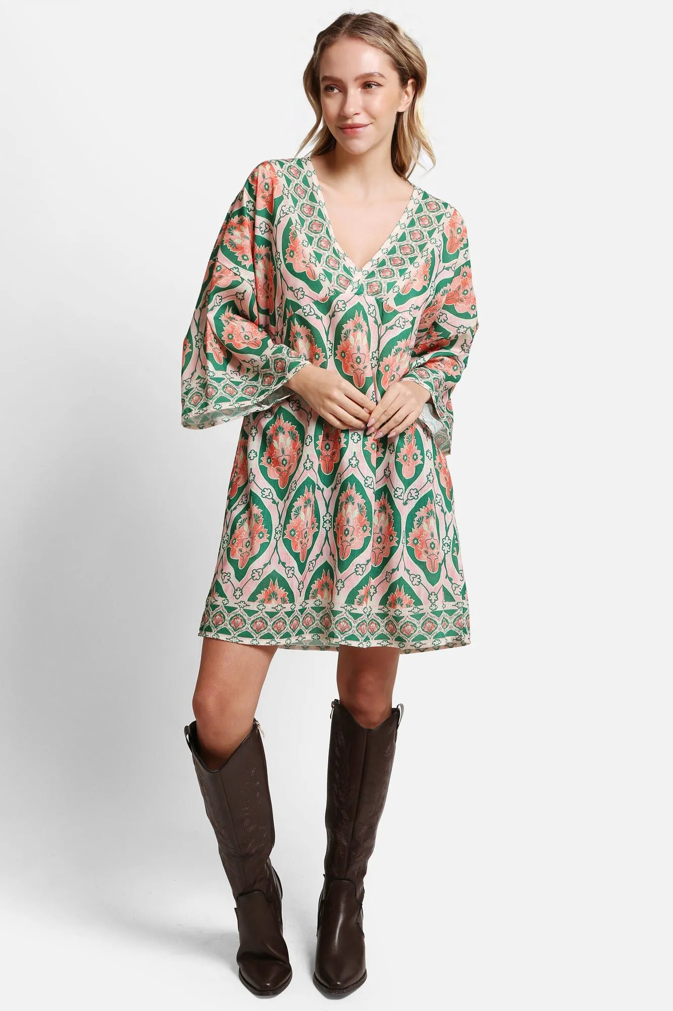 JP5107 Genesis Abstract Cover Up Dress