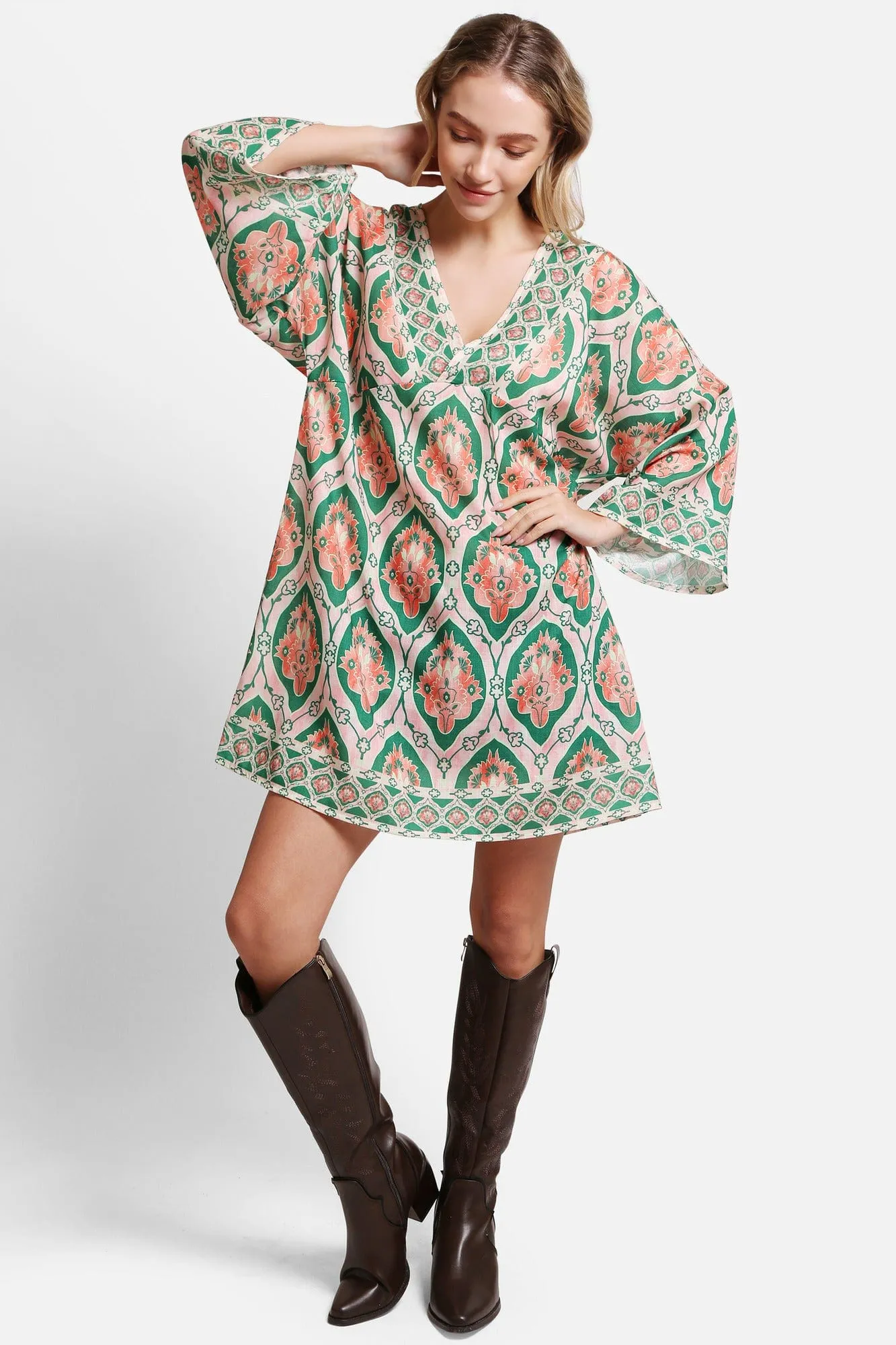 JP5107 Genesis Abstract Cover Up Dress