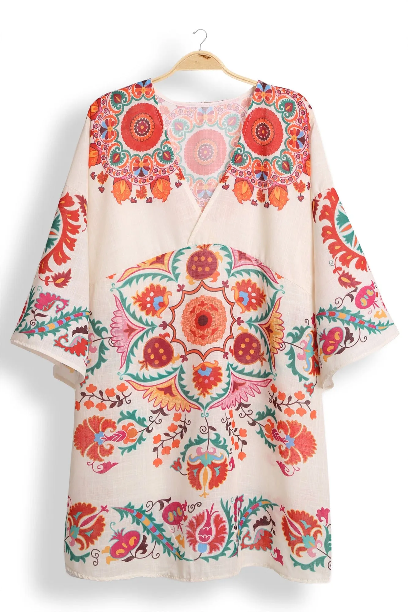 JP5112 Audrey Abstract Cover Up Dress