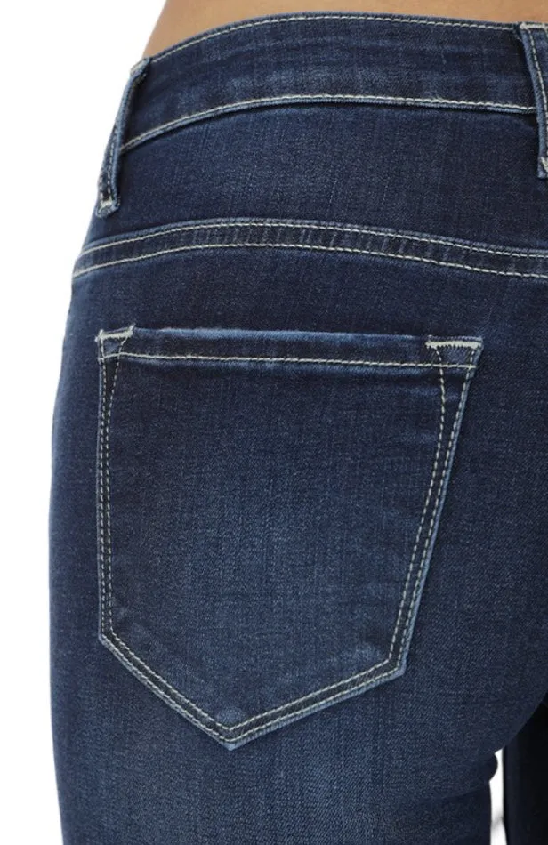 Kan Can Lola Skinny Jeggings: Dark Wash
