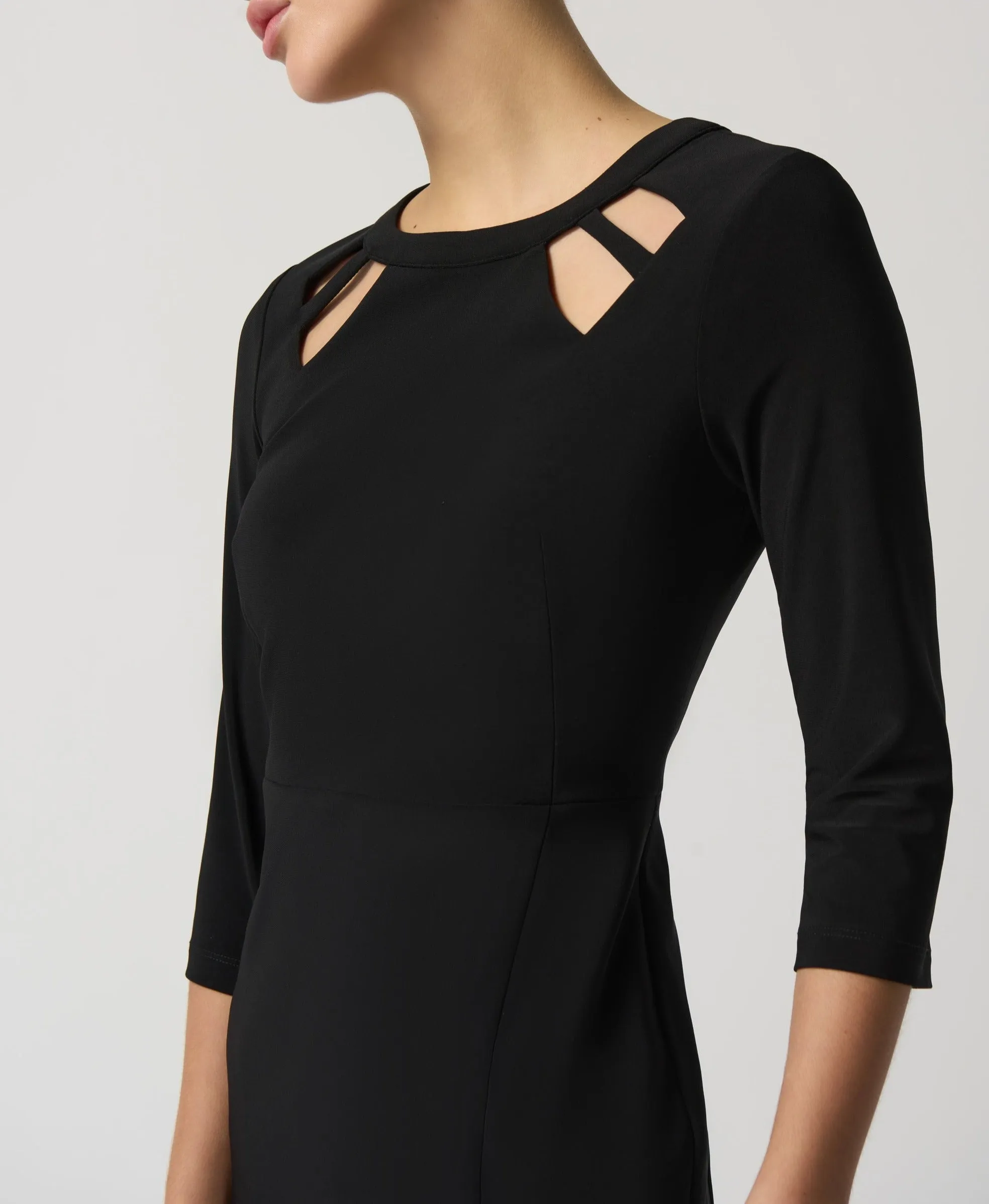Keyhole Neckline Sheath Dress