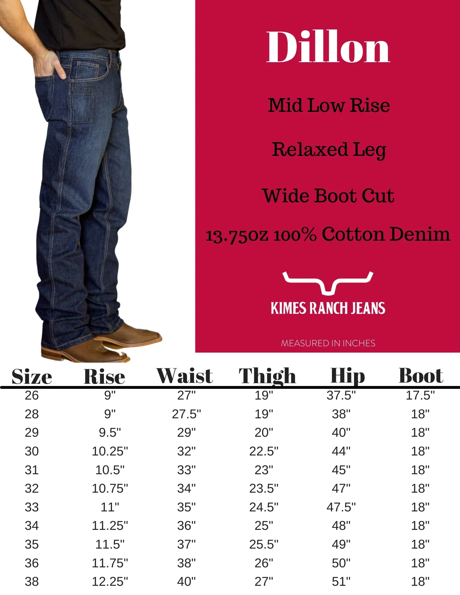 Kimes Ranch Mens Dillon Jean