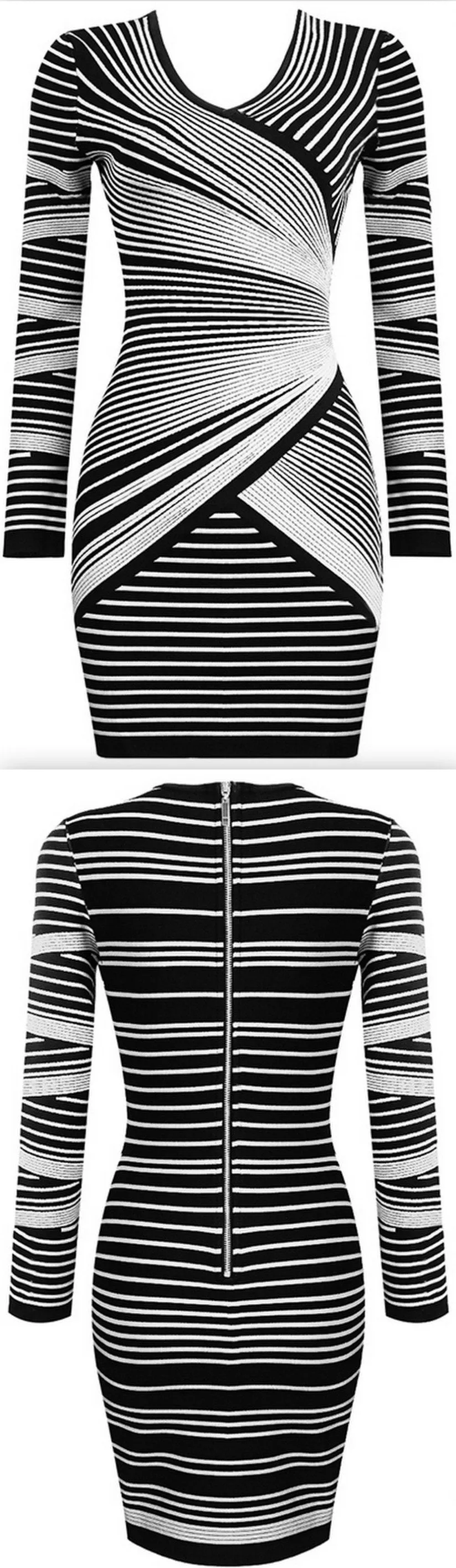 Knit Mini Dress, White