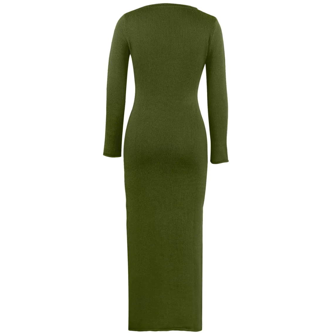 Knitted Bodycon Maxi Dress