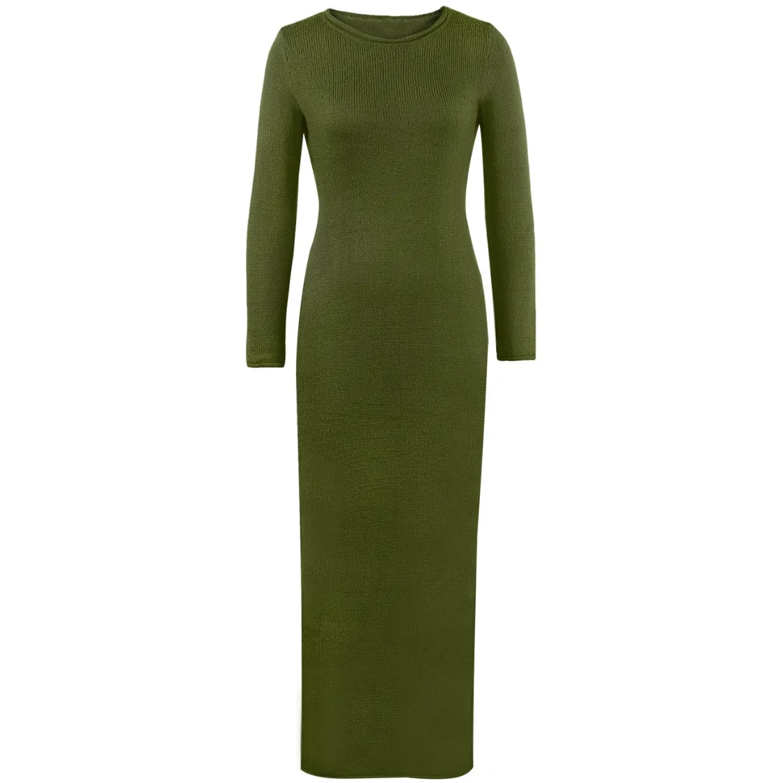Knitted Bodycon Maxi Dress
