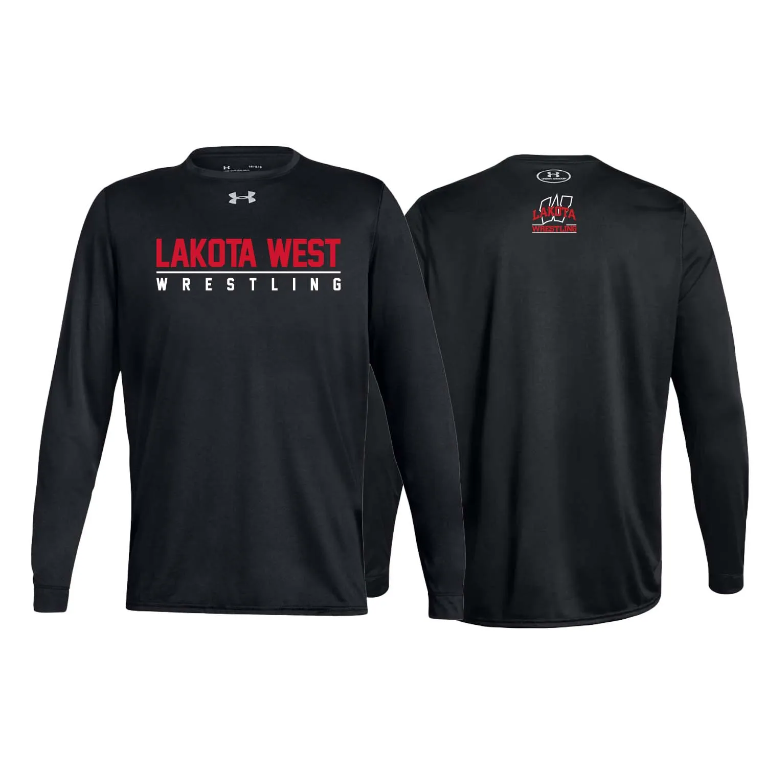 Lakota West Wrestling 2021 - UA Locker Tee 2.0 LS (Black)