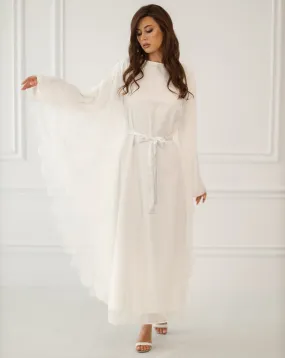 Lamia Chiffon Abaya With Slip Dress