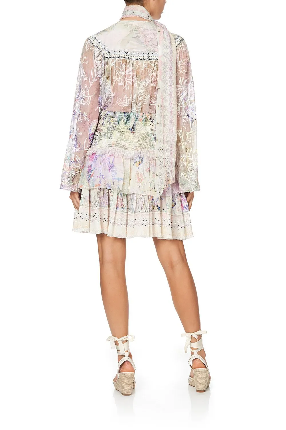 LAYERED FRILL SKIRT MERMAID MILLA