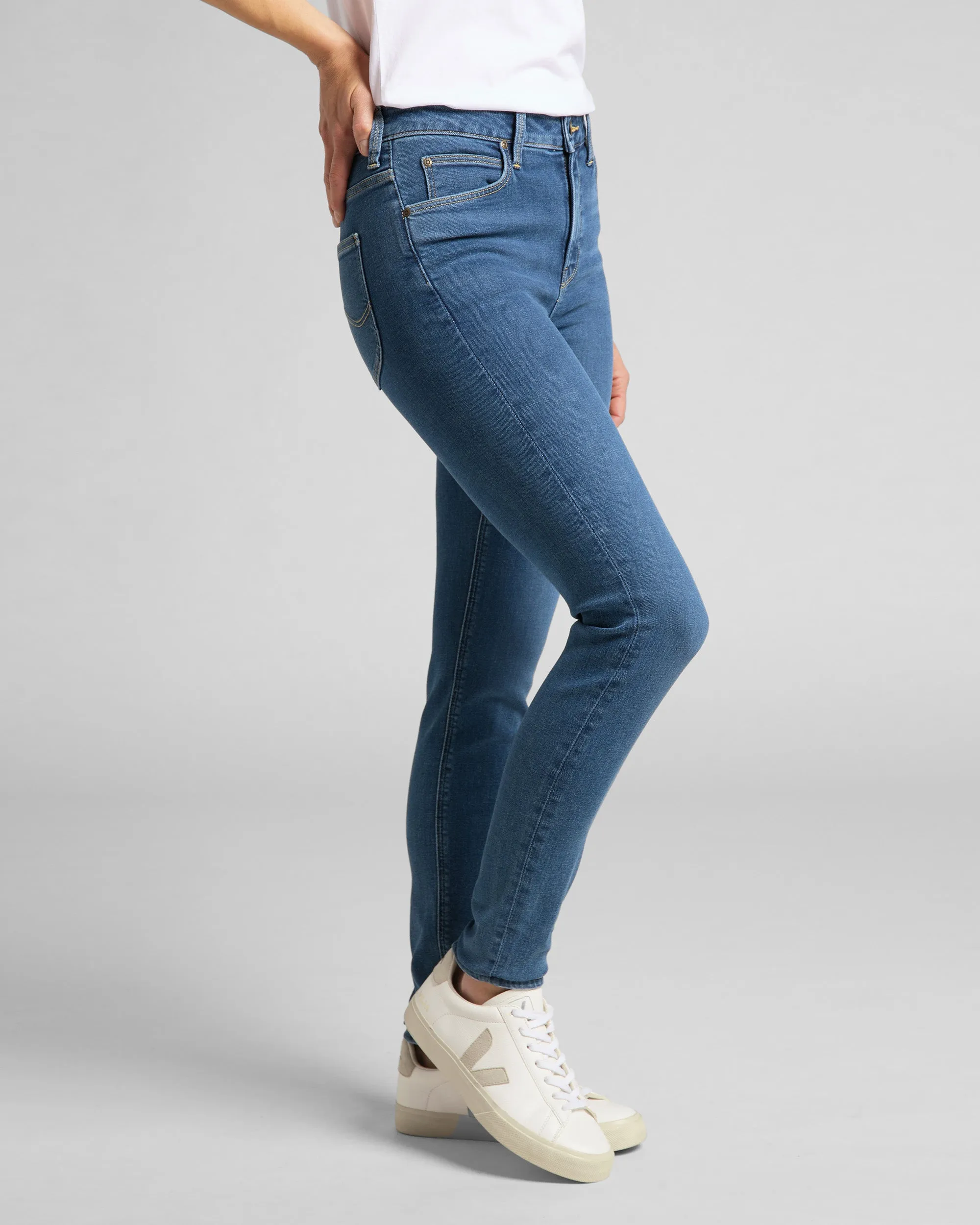 Lee Scarlett High Skinny Womens Jeans - Mid Madison