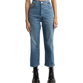 Levi Women's Strauss Ribcage Straight Ankle Jeans