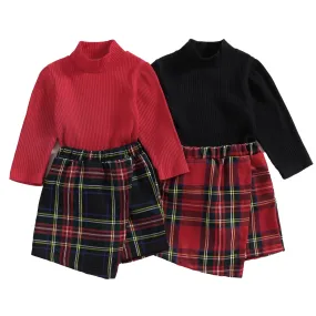 LIBBY Plaid Skirt Outfit