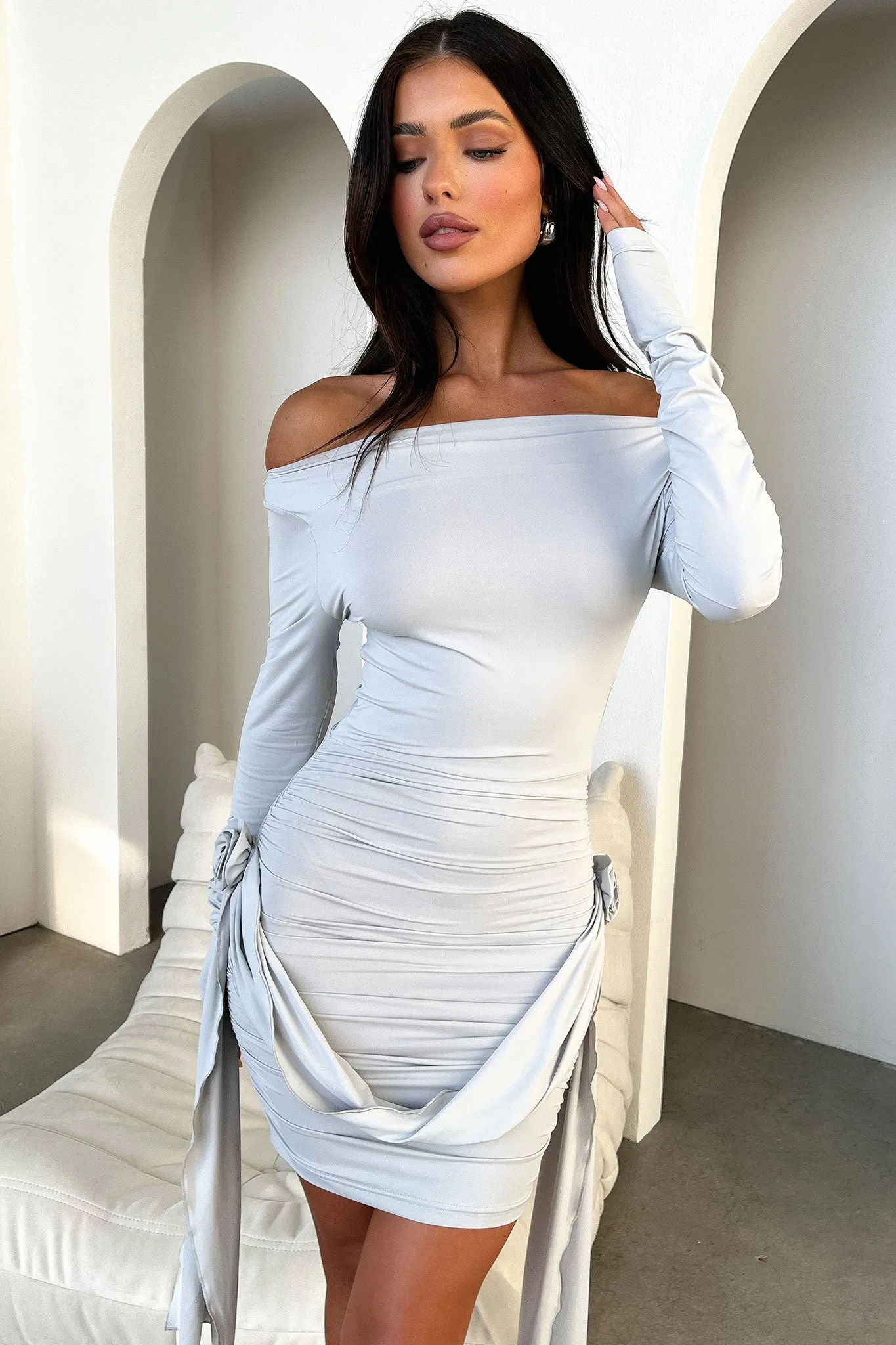 Lioness Glory Mini Dress - Grey