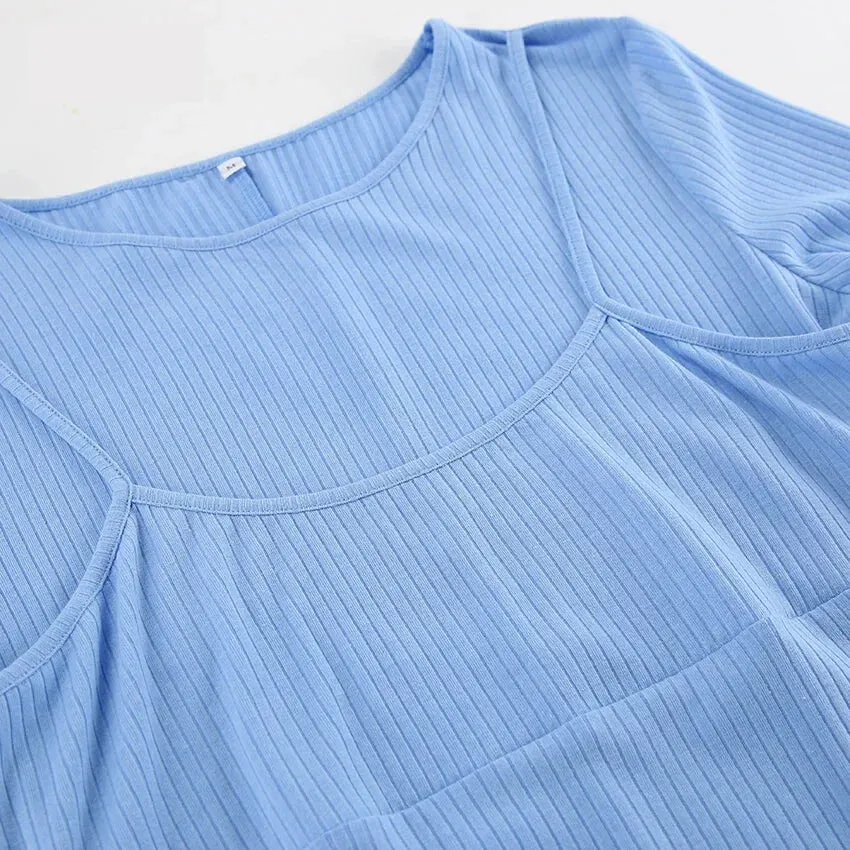 Long Sleeve Ribbed Maxi Dress